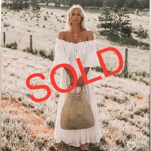 🎥 Video || NWT Hazel & Folk • Emmaline Gown | White | 100% Cotton